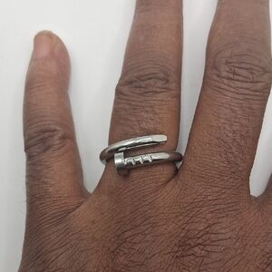 Silver Nail Ring